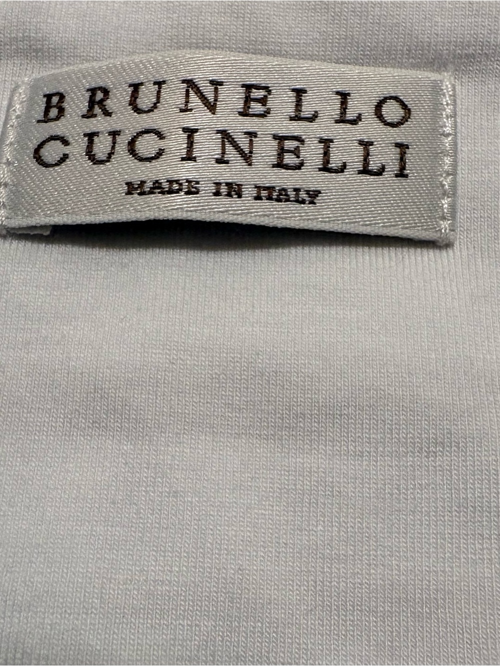 Brunello Cucinelli Cream & Taupe Striped Cotton Tank with Brunello Monili Trim - Picture 3 of 10